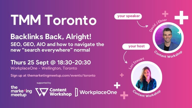 TMM Toronto Sept 2025 Speakers