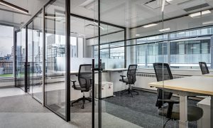 Private office with desks at Workplace One Peter Street